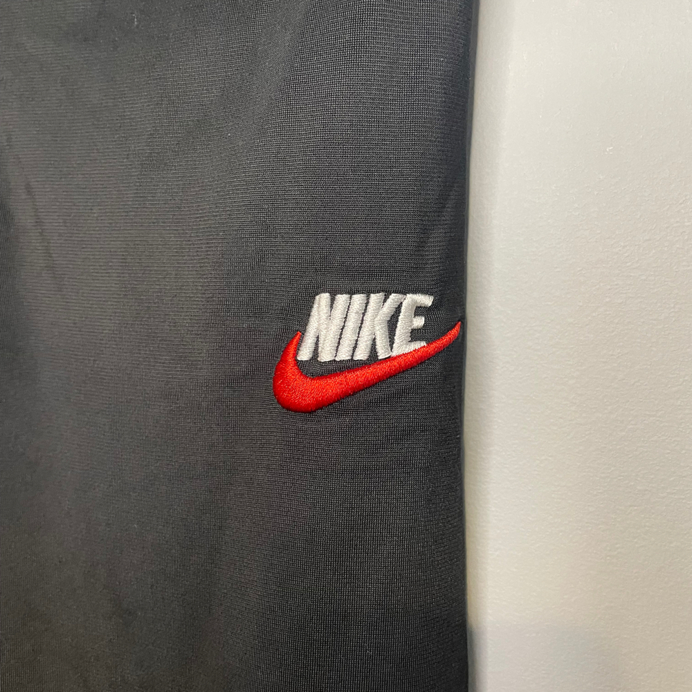 Nike Athletic Pants Child Size 6 Black Kids Unisex Swoosh Playground Activewear - Picture 3 of 6